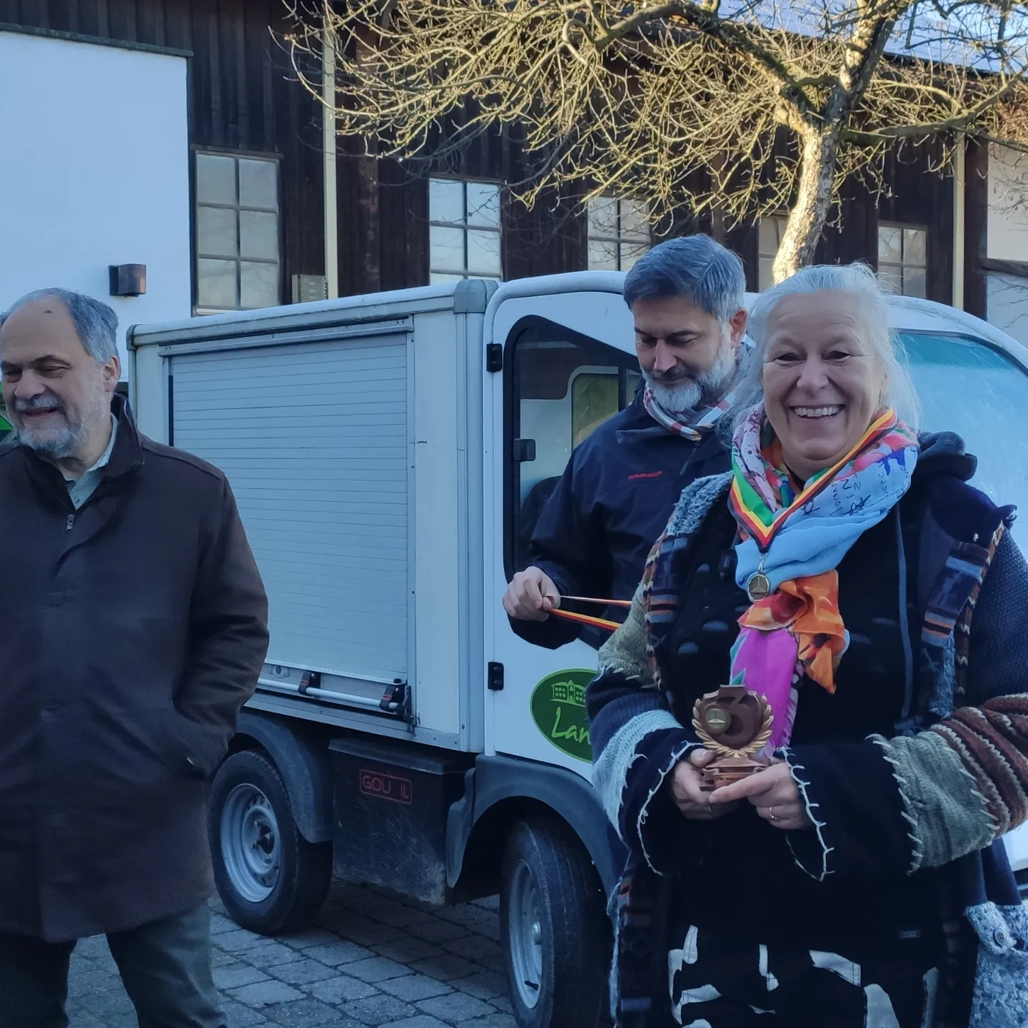3. Platz: Bianca Dusi-Färber mit Team